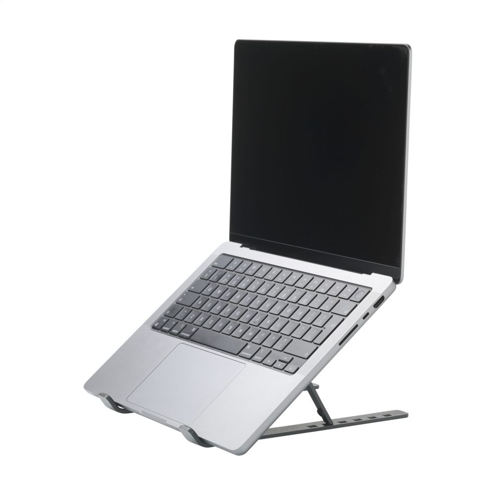 Logo trade advertising product photo of: Standby GRS Recycled Alu Laptop Stand