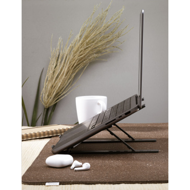 Logo trade promotional item photo of: Standby GRS Recycled Alu Laptop Stand