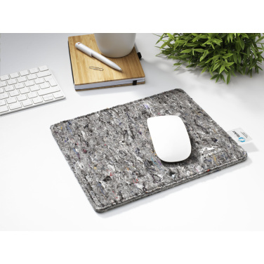 Logotrade promotional giveaways photo of: Wolkat Tangier Recycled Textile Mousepad