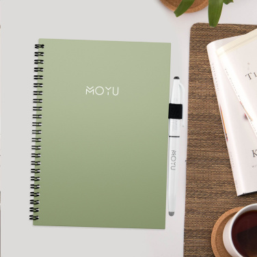 Logo trade corporate gifts image of: MOYU Erasable Stone Paper Notebook Custom SoftCover
