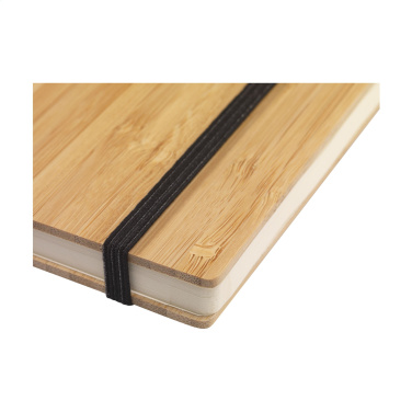 Logotrade promotional gift picture of: Bamboo Journal Naked Spine Paper Notebook A5