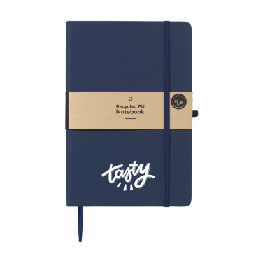 Logo trade advertising products image of: Recycled GRS PU Paper Notebook A5