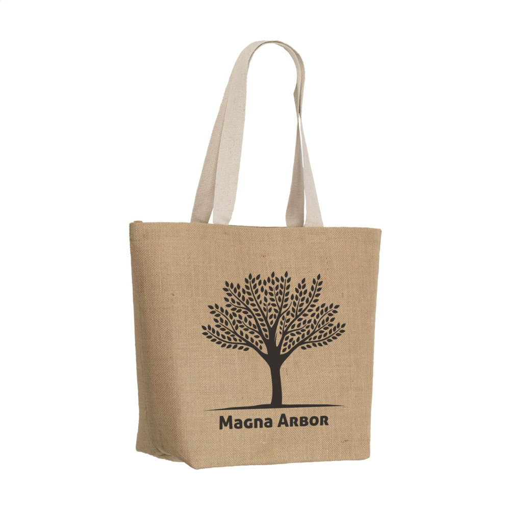 Logo trade promotional products image of: Elegance Bag jute shopper