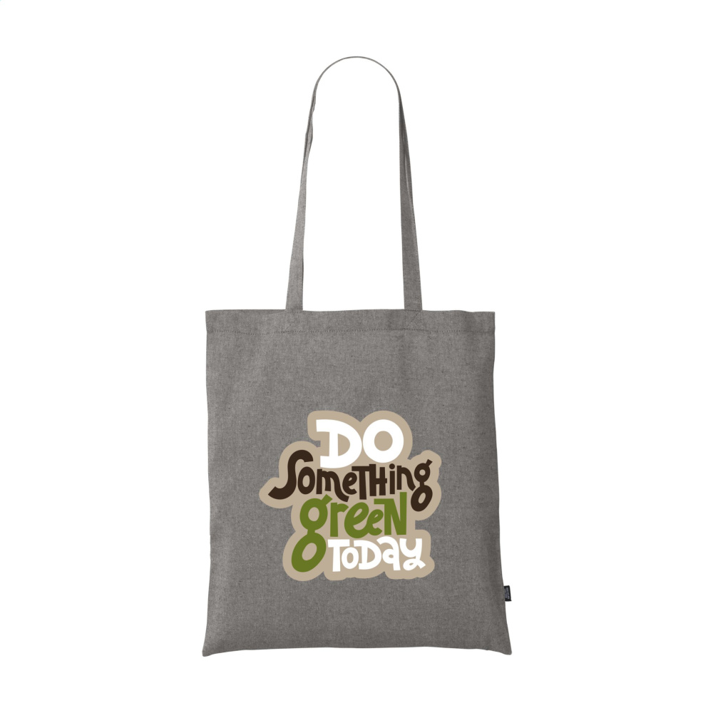 Logotrade promotional gifts photo of: GRS Recycled Cotton Shopper (180 g/m²) bag