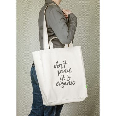 Logotrade promotional item picture of: Organic Cotton Canvas Tote Bag (280 g/m²)