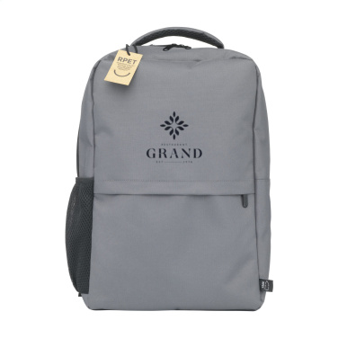 Logotrade promotional gift picture of: Finley GRS RPET Laptop Backpack