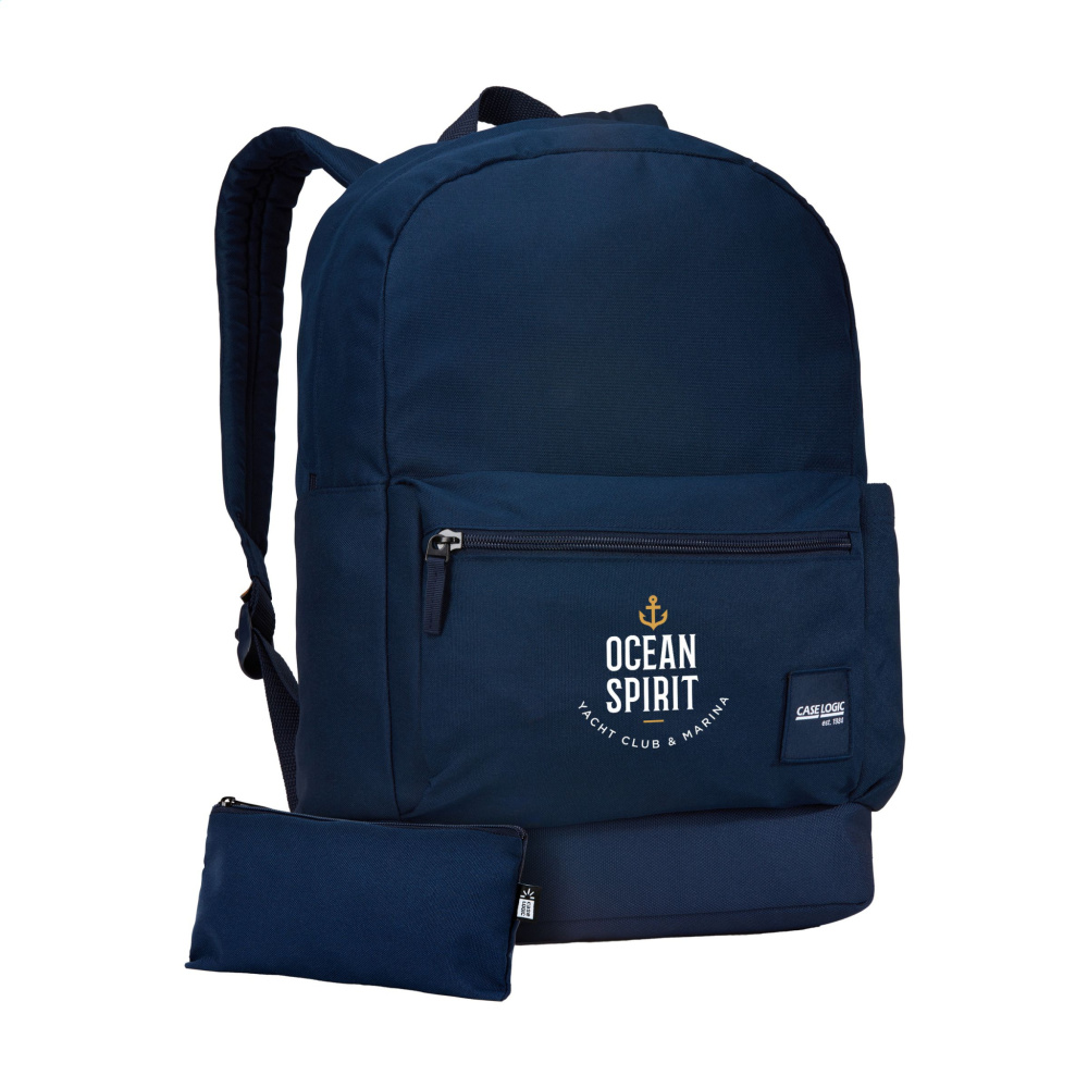 Logo trade promotional gift photo of: Case Logic Commence Recycled Backpack 15,6 inch