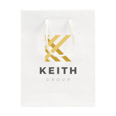 Logotrade advertising product picture of: Leaf It Bag recycled with straw fibres (180 g/m²) S