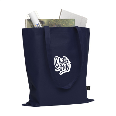 Logo trade promotional giveaways image of: Shopper GRS RPET (80 g/m²) shopping bag