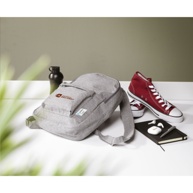 Logo trade corporate gifts image of: Wolkat Agadir Recycled Textile Backpack