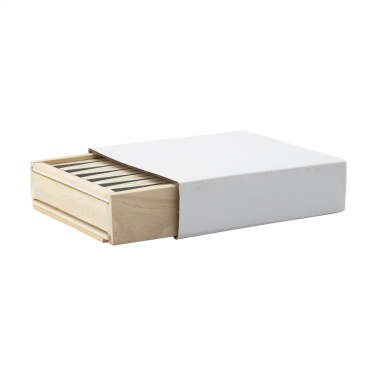 Logotrade promotional giveaway image of: WoodGame 5-in-1 game set