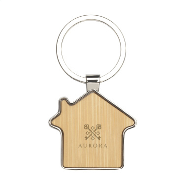 Logotrade corporate gifts photo of: Casa bamboo keyring