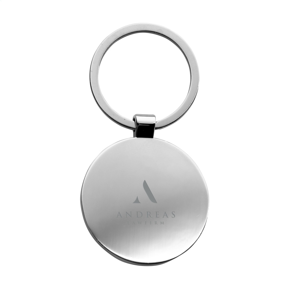 Logotrade promotional products photo of: Bamboo Key Circle keyring
