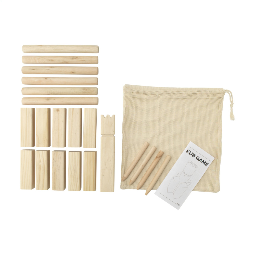 Logotrade business gift image of: Kingdom Kubb Outdoor Game