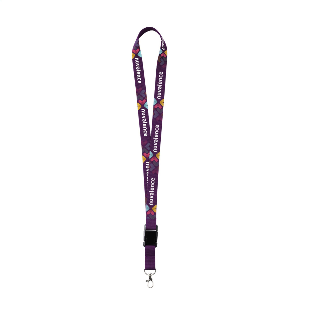 Logo trade promotional merchandise photo of: Lanyard Sublimation Buckle keycord 25 mm