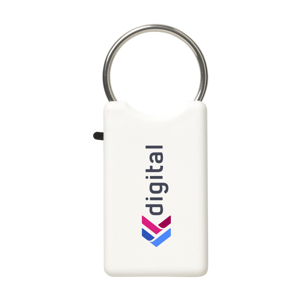 Logotrade advertising product image of: Safe GRS Recycled Key Ring