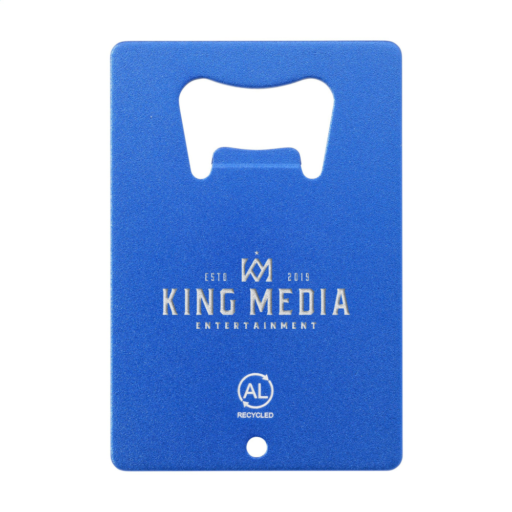Logotrade promotional giveaway picture of: Carta Opener Recycled Alu bottle opener