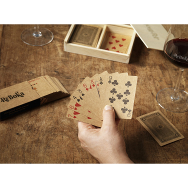 Logo trade promotional gift photo of: Recycled Playing Cards Single deck