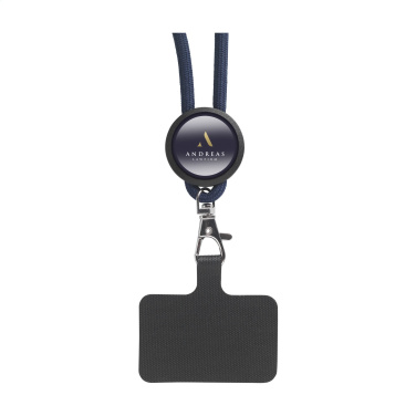 Logo trade business gift photo of: Lace Lanyard GRS RPET 5 mm keycord