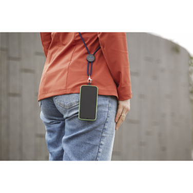 Logotrade corporate gift picture of: Lace Lanyard GRS RPET 5 mm keycord