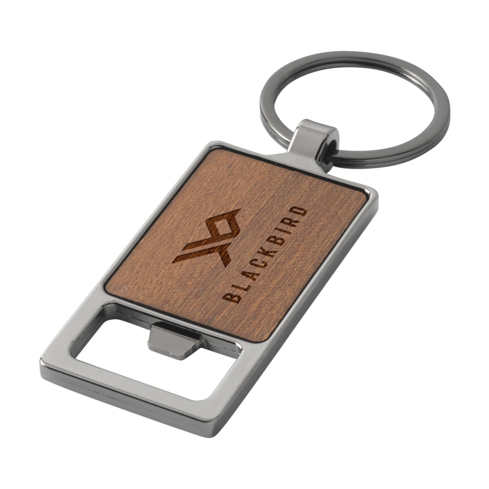 Logotrade promotional gift image of: Sammy bottle opener / keyring