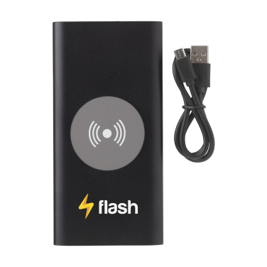 Logotrade promotional merchandise photo of: Aluminium 8000 Wireless Powerbank wireless charger