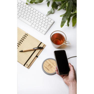 Logotrade promotional item image of: Lidos Stone ECO 10W Wireless Charger