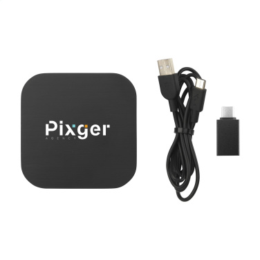 Logo trade advertising products image of: Bamboo Wireless Charger 15W