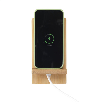 Logotrade promotional giveaway picture of: Miyo Bamboo Phone Stand