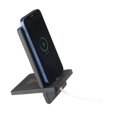 Logo trade promotional gifts picture of: Miyo Bamboo Phone Stand