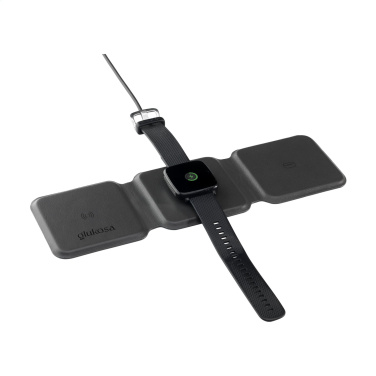 Logotrade promotional item picture of: TriCharge RCS  Recycled PU Wireless Charger