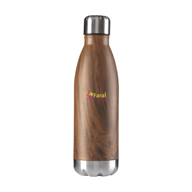 Logo trade advertising product photo of: Topflask Wood 500 ml drinking bottle