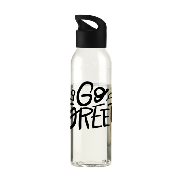 Logo trade promotional merchandise picture of: Sirius Glass 480 ml drinking bottle