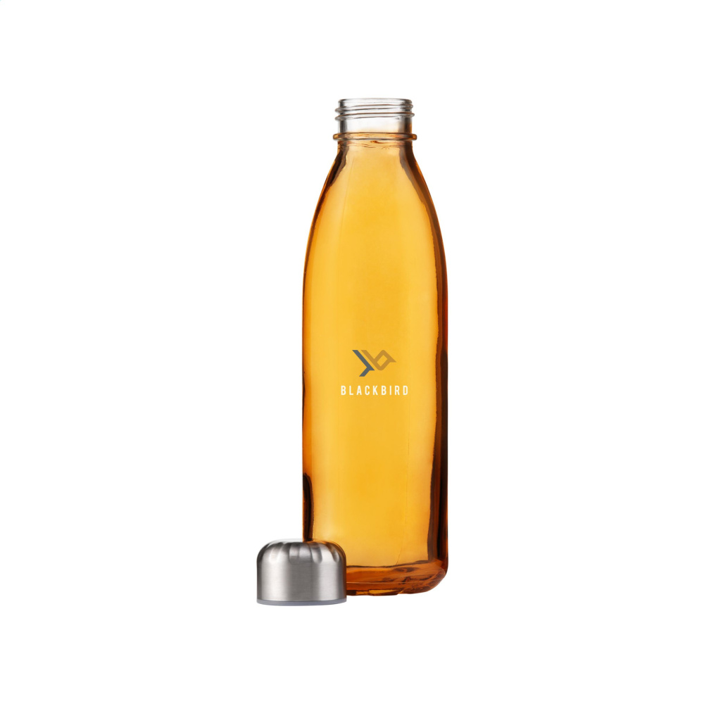 Logo trade corporate gifts image of: Topflask Glass 650 ml drinking bottle