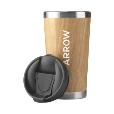 Logotrade business gifts photo of: Tokyo 450 ml bamboo thermo cup