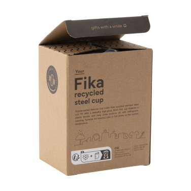 Logo trade promotional item photo of: Fika RCS Recycled Steel Cup 400 ml thermo cup