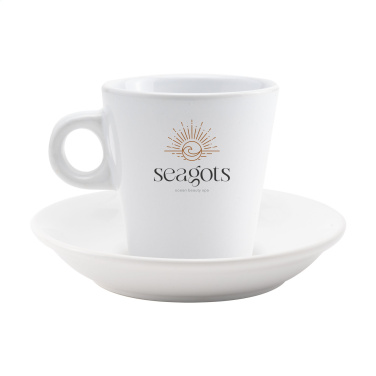 Logo trade corporate gift photo of: Burano 200 ml mug and saucer