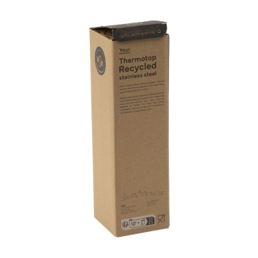 Logo trade promotional products image of: Thermotop Midi RCS Recycled Steel 500 ml thermo bottle