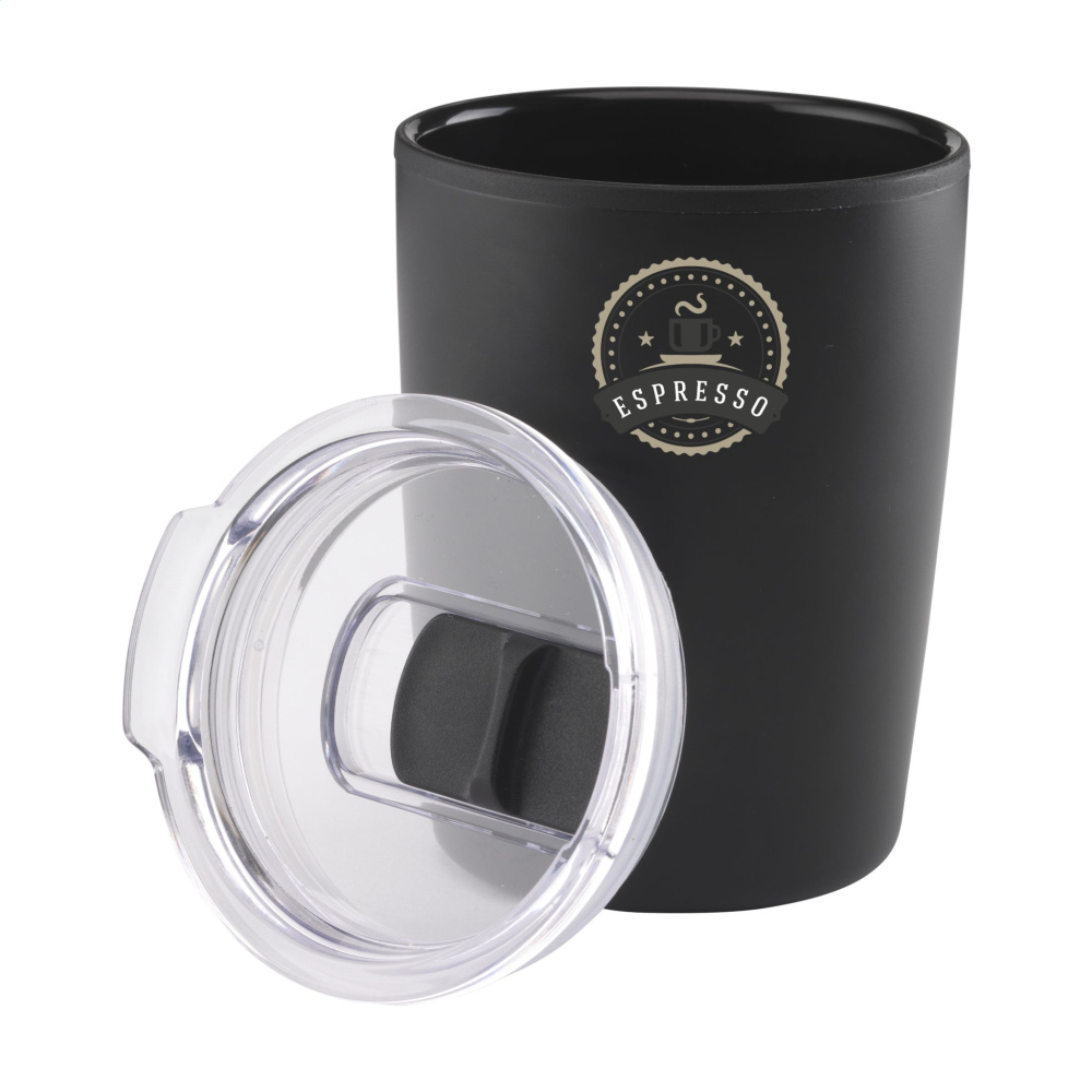 Logotrade promotional merchandise image of: Espresso-to-Go Mug RCS Recycled Steel 170 ml