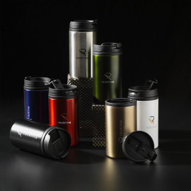 Logotrade corporate gift picture of: Thermo Can RCS Recycled Steel 300 ml thermo cup