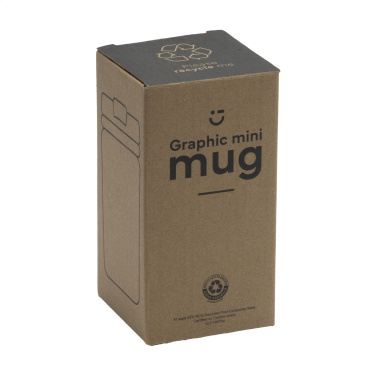 Logotrade promotional product image of: Graphic Mini Mug RCS Recycled Steel 250 ml thermo cup