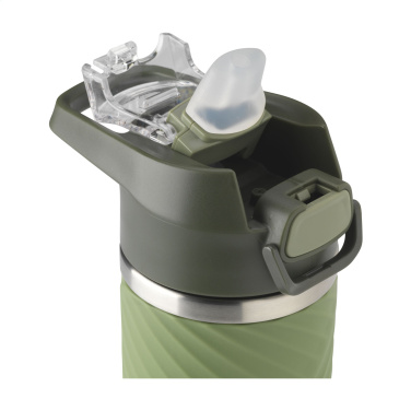 Logo trade advertising product photo of: Lynn RCS Recycled Steel Bottle 500 ml
