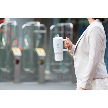 Logotrade promotional item picture of: Rhino RCS Recycled Steel Cup 900 ml