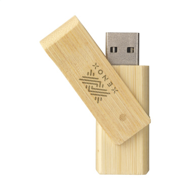 Logo trade corporate gift photo of: USB Waya Bamboo  8 GB