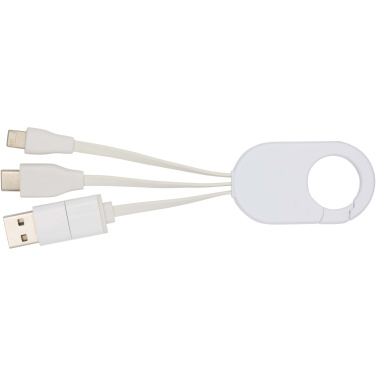 Logotrade promotional merchandise picture of: Troop 4-in-1 recycled plastic charging cable