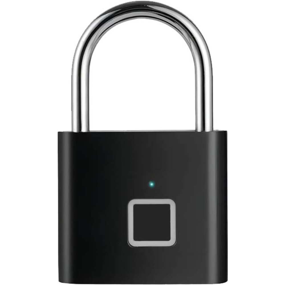 Logo trade corporate gifts image of: SCX.design T11 smart fingerprint padlock
