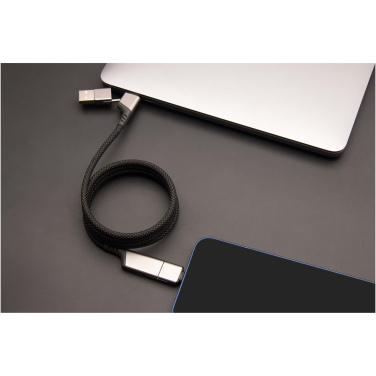 Logotrade business gifts photo of: SCX.design C52 100W 4-in-1 rPET magnetic ultra fast charging cable 