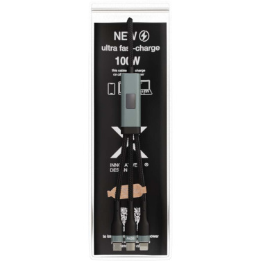 Logotrade promotional gift picture of: SCX.design C53 100W 5-in-1 rPET ultra fast charging cable