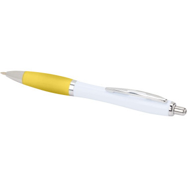 Logotrade corporate gift image of: Nash recycled plastic ballpoint pen (blue ink)