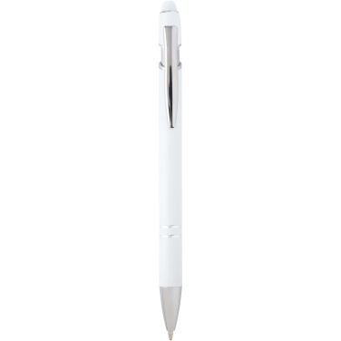 Logo trade promotional merchandise picture of: Kish ballpoint pen with silver finish (blue ink)